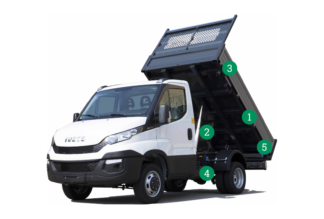 Cassone Ribaltabile Trilaterale 3150mm